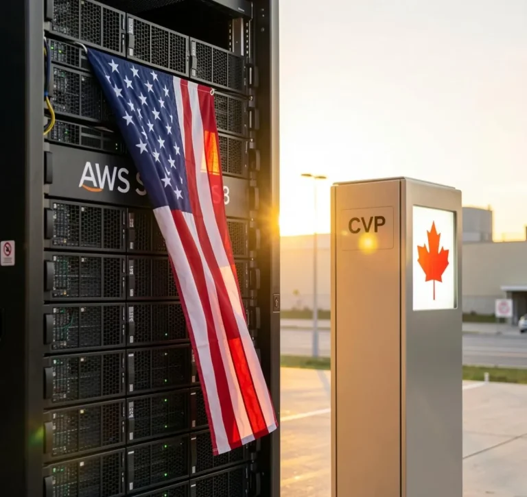 Amazon S3 vs ClientVaultPro comparison highlighting US vs Canadian data sovereignty and jurisdiction risks.
